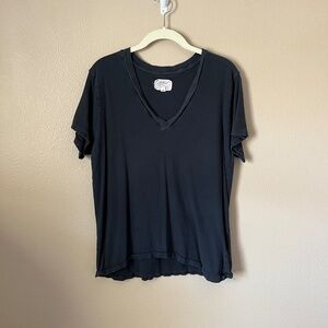 CURRENT ELLIOTT Black V Neck Tee Shirt